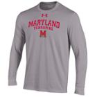 Men's Under Armour Maryland Terrapins Long-sleeve Tee, Size: Large, Gray