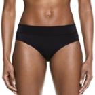 Women's Nike Moderate Brief Bikini Bottoms, Size: Large, Black