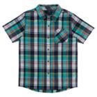 Boys 8-20 French Toast Plaid Button-down Shirt, Boy's, Size: 8, Turquoise/blue (turq/aqua)