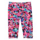 Girls 4-6x Adidas Printed Capri Leggings, Girl's, Size: 5, Pink