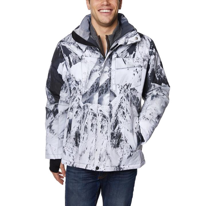 Men's Halitech Hooded Bomber Jacket, Size: Xl, White