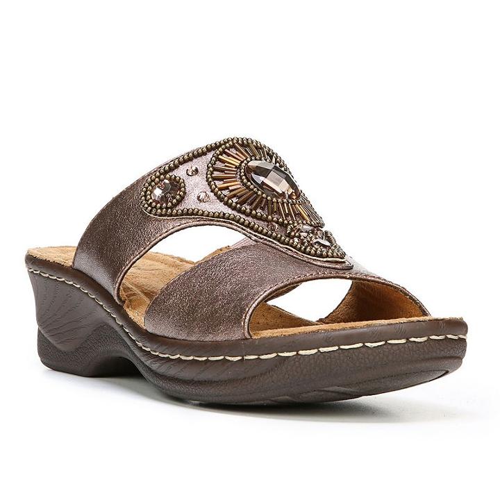 Naturalsoul By Naturalizer Saturn Women's Wedge Sandals, Size: 6 Wide, Other Clrs