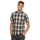 Men's Urban Pipeline&reg; Ombre Button-down Shirt, Size: Medium, Dark Brown