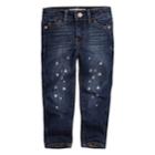 Toddler Girl Levi's&reg; 710 Super Skinny Fit Embellished Jeans, Size: 4t, Med Blue