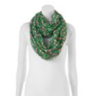 Candy Cane Infinity Scarf, Green
