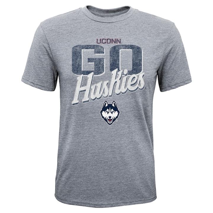 Boys 8-20 Uconn Huskies Rally Anthem Tee, Size: L 14-16, Grey