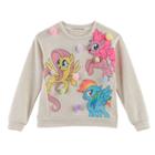 Girls 4-7 My Little Pony: The Movie Fluttershy, Rainbow Dash & Pinky Pie Pom Pom Top, Size: 6, Natural