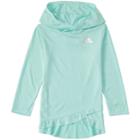 Girls 7-16 Adidas Climalite Ruffled Melange Hoodie, Size: Small, Lt Green