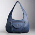 Simply Vera Vera Wang Sidekick Satchel, Women's, Blue (navy)
