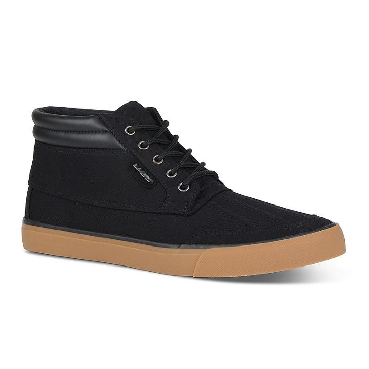 Lugz Boomer Men's Duck-toe Sneakers, Size: 9, Black