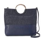 Lc Lauren Conrad O-ring Convertible Crossbody Bag, Women's, Blue (navy)