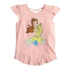 Disney's Beauty & The Beast Belle Girls 4-7 Slubbed Graphic Tee By Jumping Beans&reg;, Size: 5, Lt Orange