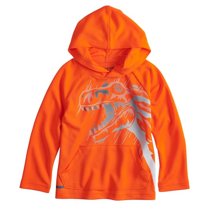 Toddler Boy Jumping Beans&reg; Mesh Graphic Pullover Hoodie, Size: 5t, Brt Orange