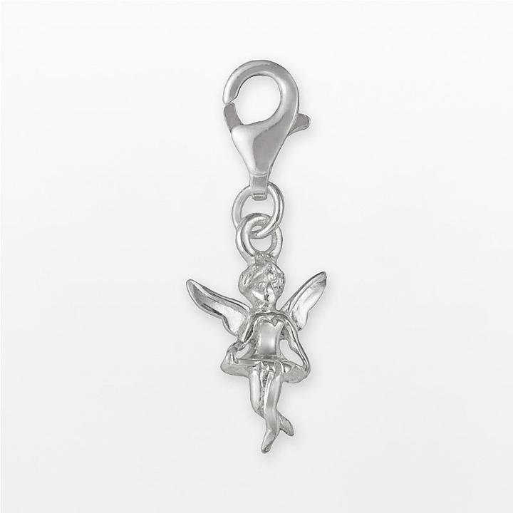 Sterling Silver Fairy Charm, Women's, Grey
