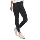 Juniors' Mudd High-waisted Skinny Pants, Teens, Size: 5, Blue (navy)
