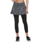 Women's Tek Gear&reg; Performance Skirted Capri Leggings, Size: Small, Oxford