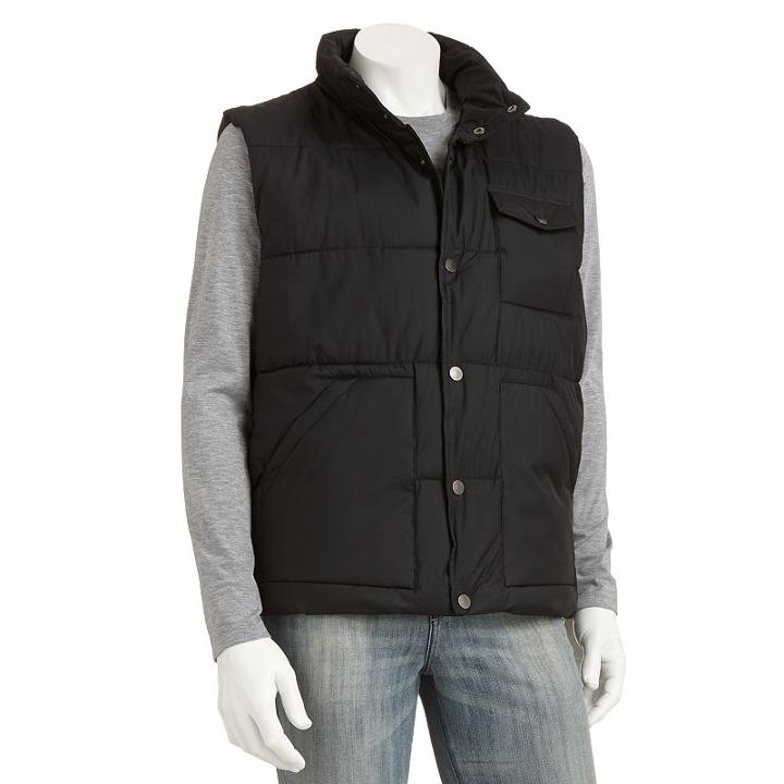 Men's North 40 Vest, Size: Medium, Black