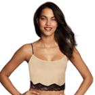 Women's Maidenform Casual Comfort Lounge Lace Crop Cami Dmcclb, Size: Small, Dark Brown