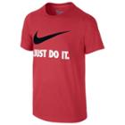 Boys 8-20 Nike Just Do It Swoosh Graphic Tee, Boy's, Size: Medium, Dark Red