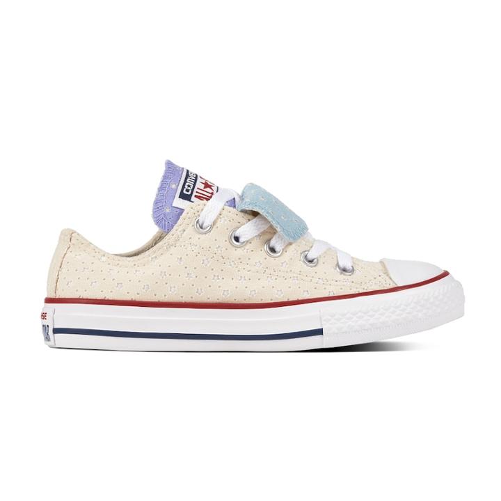 Kid's Converse Chuck Taylor All Star Print Double-tongue Shoes, Girl's, Size: 11, Brown