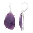 Dana Buchman Purple Drop Earrings, Women's