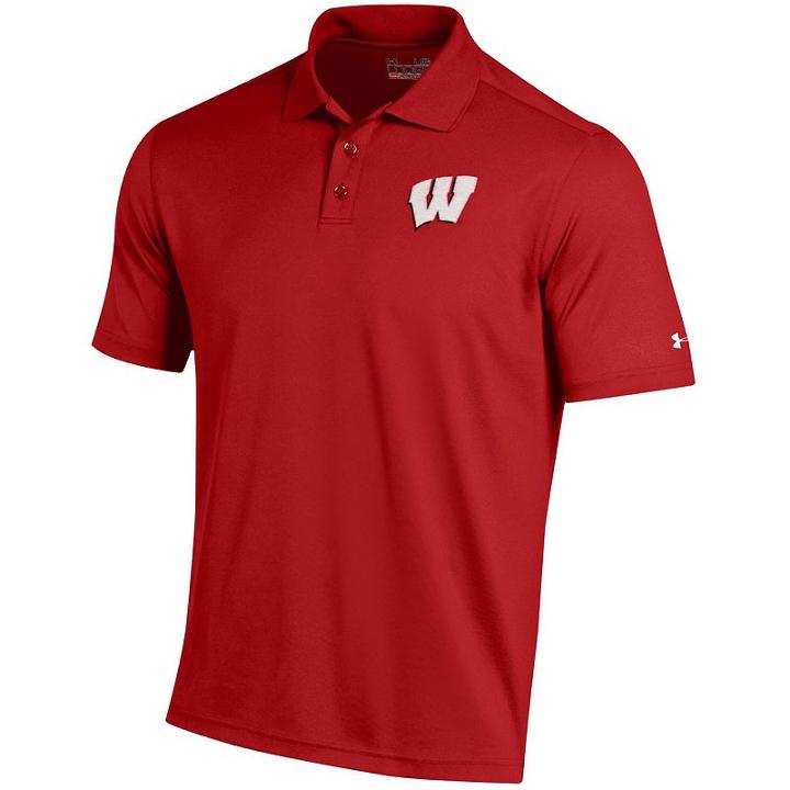 Men's Under Armour Wisconsin Badgers Performance Polo, Size: Xl, Other Clrs