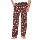 Big & Tall Croft & Barrow&reg; Patterned Microfleece Lounge Pants, Men's, Size: L Tall, Grey