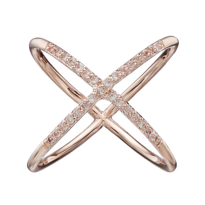 Lc Lauren Conrad X Ring, Women's, Size: 7, Rose Gold Tone