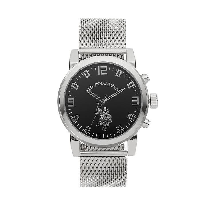 U.s. Polo Assn. Men's Watch - Usc80444, Size: Xl, Silver