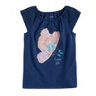 Girls 4-12 Sonoma Goods For Life&trade; Eyelet Sleeve Top, Size: 8, Med Blue
