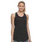 Women's Tek Gear&reg; Jersey Racerback Tank, Size: M Tall, Black