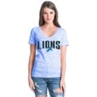 Women's Detroit Lions Triblend Tee, Size: Medium, Blue