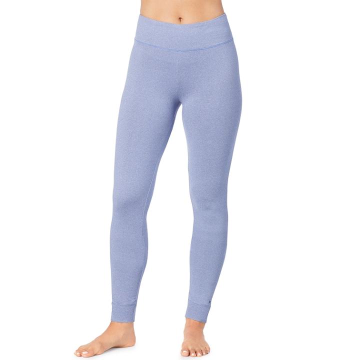 Women's Cuddl Duds Smooth Layer Leggings, Size: Xs, Blue