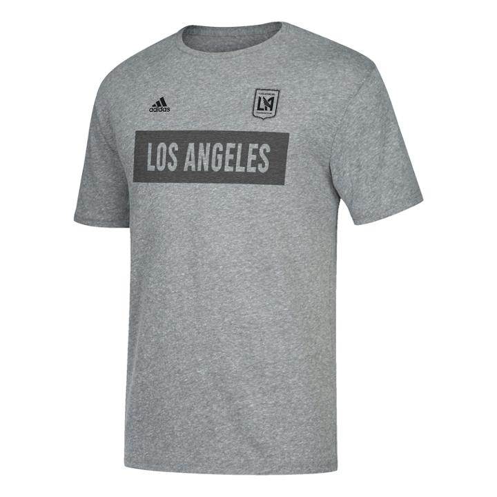 Men's Adidas Los Angeles Fc Triblend Tee, Size: Medium, Dark Grey