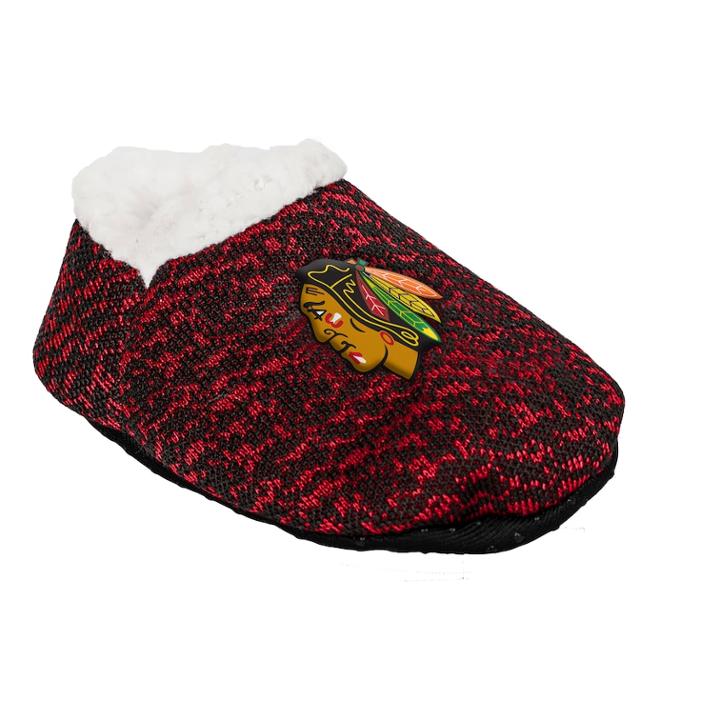 Baby Chicago Blackhawks Slipper Booties, Infant Unisex, Size: Large, Multicolor