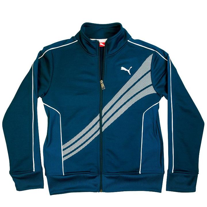 Boys 4-7 Puma French Terry Track Jacket, Boy's, Size: 5, Blue Other