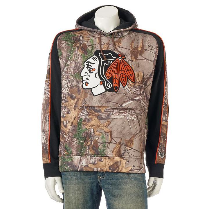 Men's Old Time Hockey Chicago Blackhawks Decoy Fleece Hoodie, Size: Xxl, Multicolor