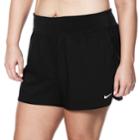 Plus Size Nike Cover-up Swim Shorts, Women's, Size: 2xl, Black
