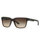 Armani Exchange Ax4026s 56mm Square Gradient Sunglasses, Adult Unisex, Green