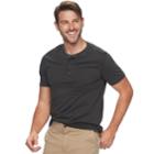 Men's Sonoma Goods For Life&trade; Classic-fit Supersoft Henley, Size: Xxl, Black