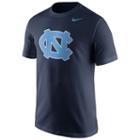 Men's Nike North Carolina Tar Heels Logo Tee, Size: Medium, Blue (navy)