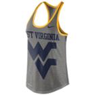 Women's Nike West Virginia Mountaineers Dri-blend Tank, Size: Large, Dark Grey