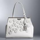 Simply Vera Vera Wang Baymar Floral Tote, Women's, White Oth