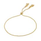 14k Gold Wheat Chain Bolo Bracelet, Women's