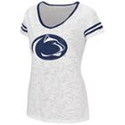 Juniors' Campus Heritage Penn State Nittany Lions Contrasting Ringer Tee, Women's, Size: Medium, Blue Other