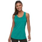 Women's Fila Sport&reg; Space-dyed Racerback Tank, Size: Xl, Dark Blue
