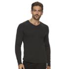 Big & Tall Marc Anthony Slim-fit Solid Cashmere-blend V-neck Sweater, Men's, Size: M Tall, Dark Grey