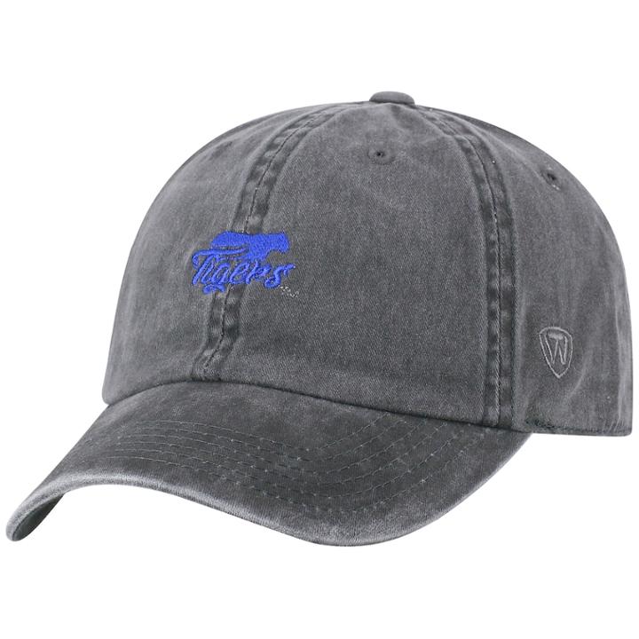 Adult Top Of The World Memphis Tigers Local Adjustable Cap, Men's, Grey (charcoal)