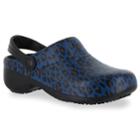 Easy Works By Easy Street Time Women's Work Clogs, Size: Medium (11), Blue (navy)