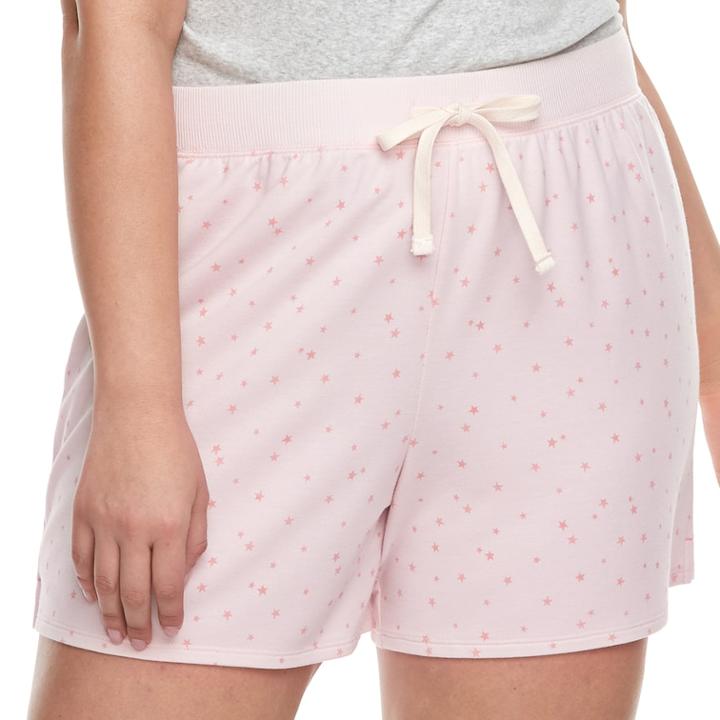 Plus Size Sonoma Goods For Life&trade; Shorts, Women's, Size: 1xl, Light Pink